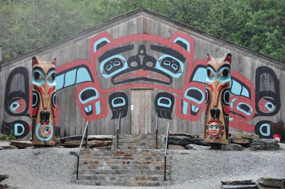 Memorial Tinglit em Ketchikan, no sudeste do Alaska